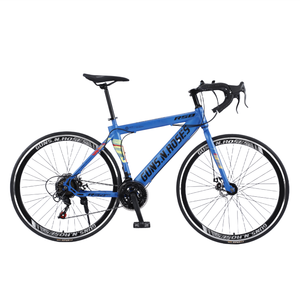 Bicicleta de carreras de carretera 700C de alta calidad de fábrica de China lista para enviar con horquilla de acero y sistema de frenos de disco logotipo personalizado color - Product Image 5