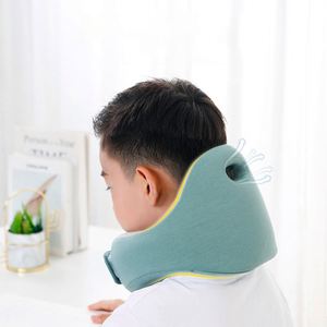 Factory Wholesale Custom Logo Cervical Health Care Soft Support Airplane Neck <b>Pillows</b> <b>Kids</b> <b>Travel</b> <b>Pillow</b> - Product Image 3