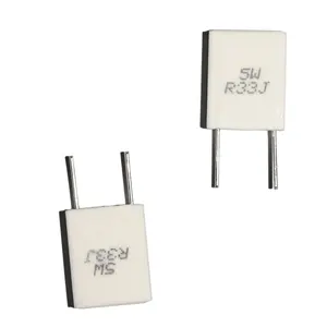 Componentes electrónicos de alto voltaje SQP 0,1 ~ 150K Ohm Resistencia cerámica 2W 3W 5W 7W 10W 15W 20W 25W Resistencia cerámica