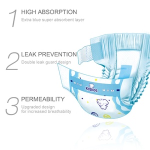 Marche di Kisskids pannolini usa e getta per pannolini per neonati traspiranti morbidi da <span class=keywords><strong>notte</strong></span> economici - Product Image 5