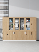 Classeurs modernes et contemporains en bois pour le mobilier de bureau, l'organisation et le stockage de documents, solution de stockage d'archives