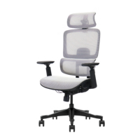 Chaise de bureau roulante confortable roues pivotantes chaise élévatrice en maille de tissu ergonomique Reving à la mode exécutif disponible