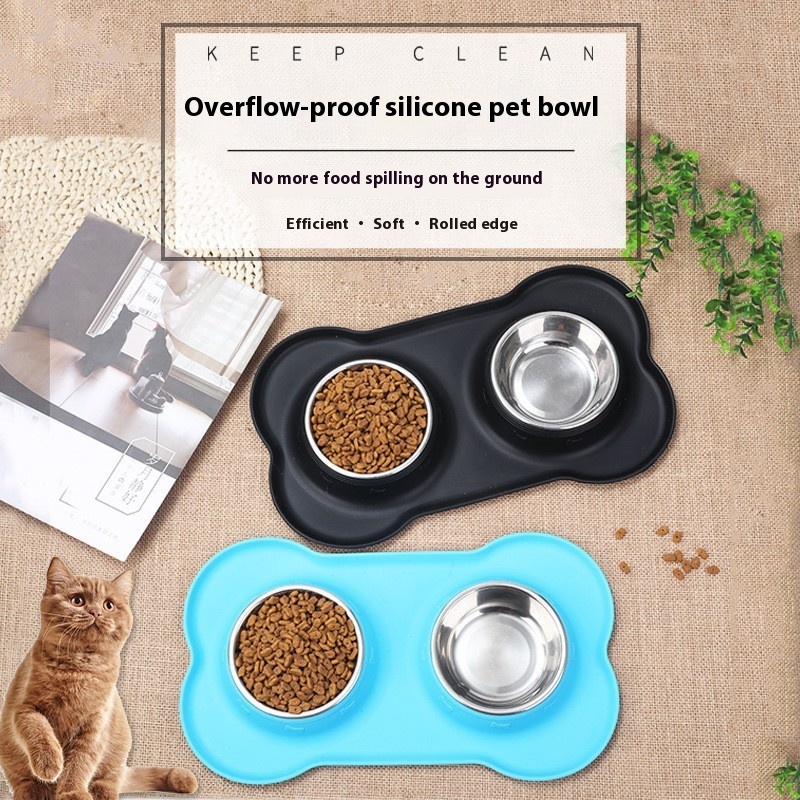 anti spill dog water bowl