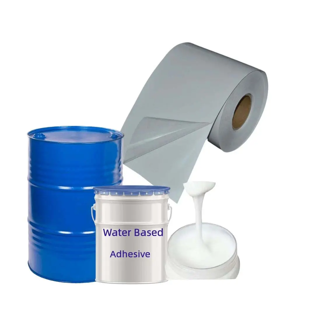 Milieuvriendelijke Watergedragen Acryl Voornamelijk Gebruikt In Papier En Plastic Solid Surface Adhesive Lijm Groothandel Water Gebaseerde Lijm