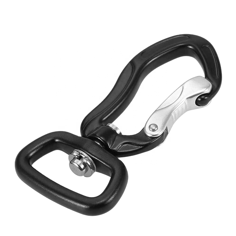 Kamp döner karabina klip dönebilen Spinner Carabiner küçük tel kapısı karabina döner hamak asılı klip kanca