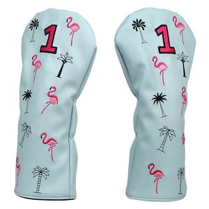 Funda Personalizable para Palos de Golf de Material PU con Bordado OEM 1 Cierre de cremallera duradero e impermeable de madera 35*16 Modelo HYHC-12 - Product Image 4