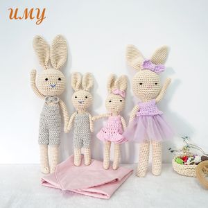 Giocattolo Coniglietta <span class=keywords><strong>Ballerina</strong></span> all'Uncinetto in Cotone Lavorato a Maglia, Bambola Coniglio <span class=keywords><strong>Bianca</strong></span> Carina Fatta a Mano con Tutù, Amigurumi per Bambini - Product Image 4