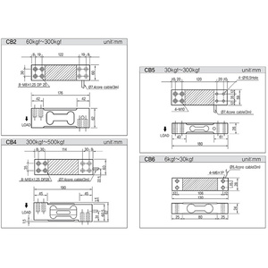Sensores de Punto Único Veidt para Básculas de Piso Originales Coreanas Dacell CB5-K30, K50, K100, K150, K300 con Pantalla Digital de Precisión - Product Image 3