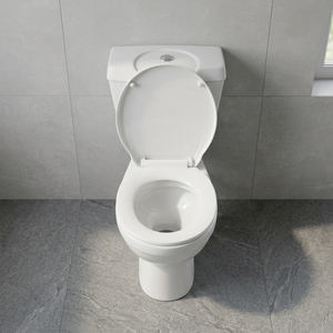 Inodoro de Cerámica de Dos Piezas de Lujo, con Certificación CUPC, Sifón en S, Descarga Doble, Montaje en el Suelo - Product Image 2