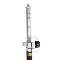 SPF25 télescopique GPS Pole Mount Laser télescopique en aluminium Gps Pole, Station totale d'arpentage, Rtk/gnss Gps Pole