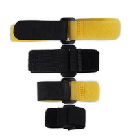 Attaches de câble à crochet et boucle avec boucle en nylon personnalisé et collant double face autobloquant robuste et réglable