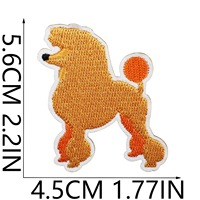 Bleu/jaune 1922 Sigma Gamma Rho patchs thermocollants lettre grecque caniche divers motifs classiques broderie bricolage vêtements Denim casquettes