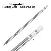 1 pièce de pointe de fer à souder T12 sans plomb, tête de soudage électrique intégrée en cuivre pour accessoires de jeu