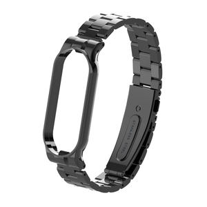 IVANHOE – <span class=keywords><strong>Bracelet</strong></span> de rechange en acier inoxydable pour <span class=keywords><strong>Xiaomi</strong></span> <span class=keywords><strong>Mi</strong></span> <span class=keywords><strong>Band</strong></span> 5 <span class=keywords><strong>6</strong></span>, <span class=keywords><strong>Bracelet</strong></span> de montre en métal - Product Image 2