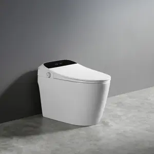 Bad und Hotel Smart WC Automatische One-Touch-Flush-LED-Anzeige Intelligente Bidet-Toilette