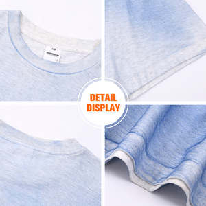 <span class=keywords><strong>Camiseta</strong></span> de Hombre Estilo Urbano con Puntos Pintados a Mano, Logotipo Personalizado de Alta Calidad, Impresión DTG, 100% Algodón, Corte Holgado - Product Image 4