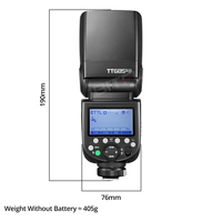 Flash pour appareil photo GODOX TT685II TTL 2.4G HSS 1/8000s GN60 Speedlite sans fil pour Olympus Fuji