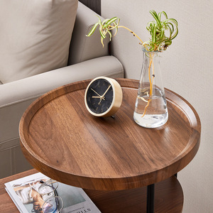 Nordic Style Side Table Wood Multi Tier <b>Shelf</b> Sofa <b>Bedside</b> Table Home Decor - Product Image 2