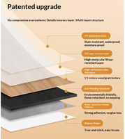 Autocollants de sol en PVC autocollants pour intérieur, revêtement de sol en vinyle pour hôpitaux, hôtels, écoles, usines - Vente directe en gros
