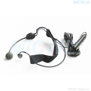 专业原装MiCWL XLR ME3头饰耳机耳机麦克风3针幻影电源48V，用于混频器放大器前置放大器5m电缆 - Product Image 4