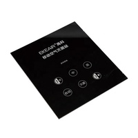 Panel de Control Táctil Frontal Personalizado ODM, Etiqueta de Interruptor, Acrílico Mate/Brillante, Impresión UV, OEM, con Adhesivo
