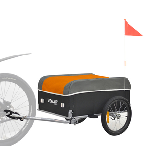 <span class=keywords><strong>Remorque</strong></span> pliable de chariot de bicyclette de <span class=keywords><strong>remorque</strong></span> de chariot de bicyclette avec l'<span class=keywords><strong>attelage</strong></span>, roues de 16 pouces, charge maximum de 110 livres-noir - Product Image 4