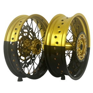 Nouveau style Fit RMZ 250 RMZ 450 450Z <span class=keywords><strong>prix</strong></span> usine 7116 paire de roues Supermoto en alliage d'aluminium - Product Image 2