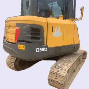 Excavatrice Volvo 60 d'occasion grande pelle hydraulique de 6 tonnes sur chenilles moteur Honda d'occasion équipement lourd noyau moteur pompe engrenage PLC - Product Image 1