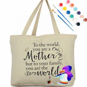 Sac fourre-tout personnalisé avec logo pour femme, pliable, en toile brodée, avec poches, fermeture éclair, bandoulière, sac à main réutilisable en tissu doux - Product Image 4