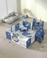 Dernier terrain de jeu intérieur de sécurité avec porte rétractable Escalier coulissant en plastique pour enfants pour chambre à coucher Utilisation extérieure pour bébés