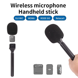 ไมโครโฟนไร้สายแบบมือถือ เหมาะสำหรับ DJI MIC MOMA RODE MIC สำหรับการบันทึกวิดีโอบล็อก พร้อมอะแดปเตอร์คลิปหนีบแบบ Cold Shoe - Product Image 2