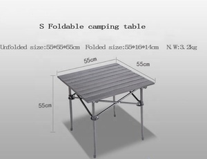 Haute qualité portable facile pliant en aluminium <span class=keywords><strong>de</strong></span> différentes tailles pliable pique-nique en plein air <span class=keywords><strong>table</strong></span> <span class=keywords><strong>de</strong></span> <span class=keywords><strong>camping</strong></span> - Product Image 3
