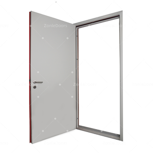 Precio barato puerta de acero resistente al fuego puerta de salida de emergencia con barra de pánico con cerradura inteligente para hotel escuela residencial casa - Product Image 2