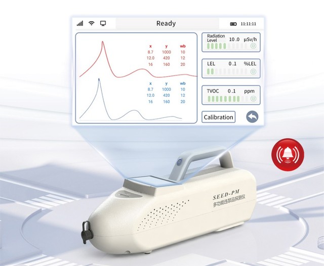 Portable Explosive Trace Detector Ion Mobility Spectrometry Technology High Accuracy 0.5mg Sarin Detection 10min Warm-Up Customs