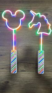 Baguette magique LED féérique, bâton lumineux en forme de cœur néon, lumière de fête de mariage de Pâques de remise de diplôme, bâton étoile, jouets pour enfants, cadeaux de Noël - Product Image 6