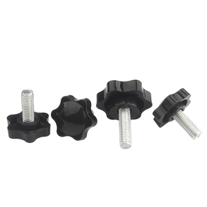 Tornillos de Sujeción con Cabeza Hexagonal en Forma de Estrella M4 M5 M6, Pernos Métricos para Máquinas, Perillas de Plástico, Acero al Carbono Galvanizado, Herrajes - Product Image 2