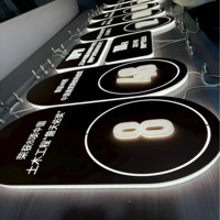 DakeSign Factory, vente en gros, boîte à lumière LED en acrylique magnétique double face personnalisée, étanche IPX6, panneau publicitaire pour menu de restaurant