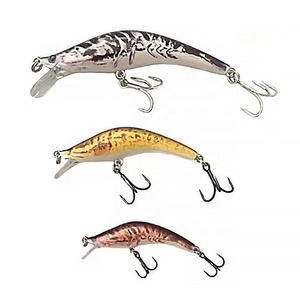 ตกปลากุ้งกุ้งล่อญี่ปุ่นพลาสติกแข็งสีธรรมชาติกุ้งตกปลาล่อWobbler Minnowล่อญี่ปุ่นJigอุปกรณ์ตกปลา - Product Image 1