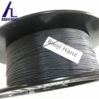 ASTM F2063 noir brins fil 1x7 tressé Nitinol corde pour la pêche
