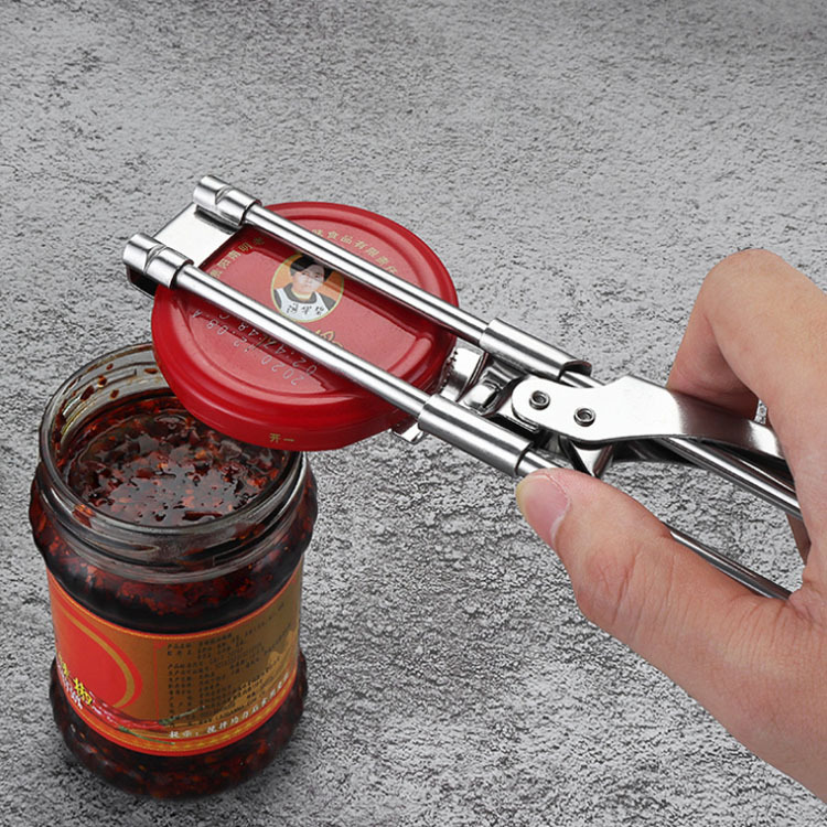 IMUSA Stainless Steel Can Opener With Soft Touch Handles, Black - Imusa
