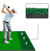 Tapis d'entraînement de golf professionnel Tri-Turf pour putting et frappe, pour driving range, intérieur et extérieur, équipement d'entraînement de golf
