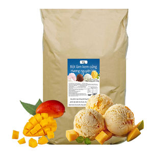 Crema No Láctea con Sabor a Mango, Bolsa a Granel de 25 kg, Fábrica de Postres Congelados, Fabricantes de Helados, Marca Privada OEM, Bolsas Grandes, 12 Meses - Product Image 1