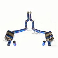 Échappement Catback en Alliage de Titane avec Valve Électronique pour Mercedes-Benz C63 AMG W205 4.0T – Puissance et Couple Améliorés de Manière Complète