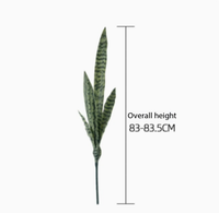 Bunga Sansevieria Buatan 5 Daun Fanxinghe Grosir, Tanaman Realistis untuk Dekorasi Pernikahan, Meja Rumah, dan Centerpiece, Jual Grosir