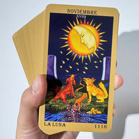 En gros, Jeu de Tarot espagnol ClassicCards, 78 cartes, Jeu de cartes Oracle avec mots-clés et révélation du temps, 12x7cm, en papier écologique