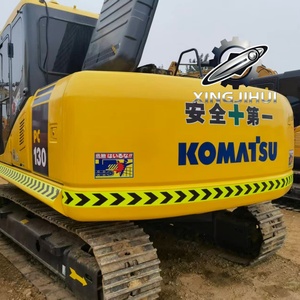 Excavatrice d'occasion Komatsu 130-7, marque japonaise d'origine, 13 tonnes, sur chenilles en caoutchouc, grande taille, modèle 2023, godet de 0,65 m, moteur - Product Image 5