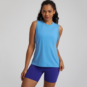 Ropa de tenis de algodón OEM de diseño, ropa deportiva, camiseta de tenis, camiseta sin mangas de tenis de paleta de golf para <span class=keywords><strong>mujer</strong></span> - Product Image 4