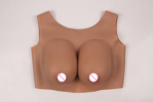 Siliconen Levensechte Crossdresser Vrouwelijke Cilicon Boobs Transgender Kleding Mannen Tot Vrouw Kunstmatige Siliconen Borstvormen Vest - Product Image 3