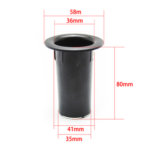 Port haut-parleur Tube 40x76mm Caisson Caisson de grave Accessoires Évent Bass Reflex Ventilation Connecteur - Product Image 5