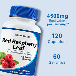 Kapsul suplemen daun <span class=keywords><strong>Raspberry</strong></span> merah dengan 15 sampai 1 ekstrak kekuatan setara dengan 4500mg Per menyajikan untuk wanita Dukungan Kesehatan - Product Image 4